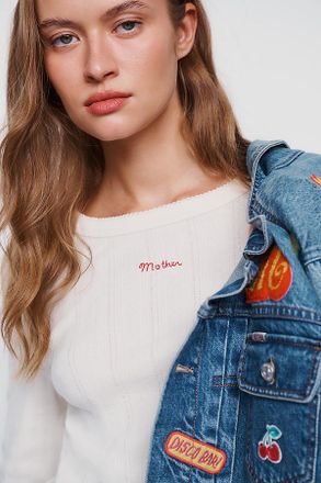 Mother Itty Bitty 100% Cotton Pointelle Tee