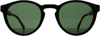 David Beckham Round Mens Black Green DB 1111/S - One Size