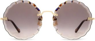 Chlo&eacute; Occhiali da sole CH0047S con montatura a giorno - Oro