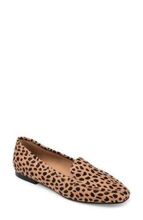 Journee Collection Tullie Loafer - Wide Width in Animal at Nordstrom Rack, Size 7
