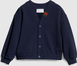 Gucci Kids - Cotton Cardigan, Blue