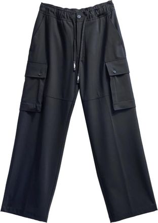 Just Cavalli Pantaloni Cormorano Cargo - Heren - Straight fit broeken - Zwart - M - Katoen - Broeken