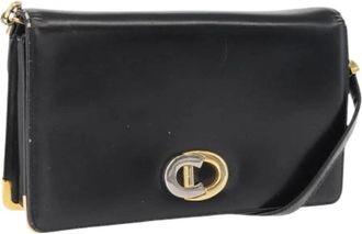 Dior Pre-owned Vintage Leren Schoudertas - Dames - Vintage Schoudertas - Zwart - ONE Size - Leer - Vintage