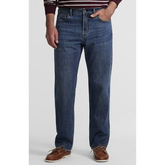 Lands End Rigid Classic Fit Jean in Medium Glacier Wash at Nordstrom, Size 37 X 32