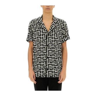Balmain Hombre, Camisas, Negro, Talla: M