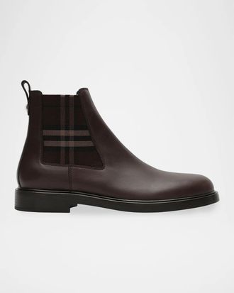 Burberry Men & apos;s Pembroke Chelsea Boots