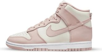 Nike Fitness, Dames, Roze, 37 1/2 EU, Leer, Dunk High Pink Oxford