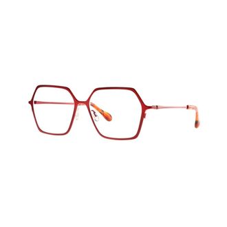 Theo Glasses, unisex, Red, Size: ONE SIZE Bromine Optical Frame