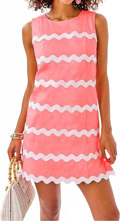 Lilly Pulitzer Kerra Shift Romper In Sorbet Pink