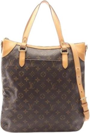 Louis Vuitton Pre-owned Vintage Tote Bag - Dames - Vintage Shopper - Bruin - ONE Size - Leer - Vintage