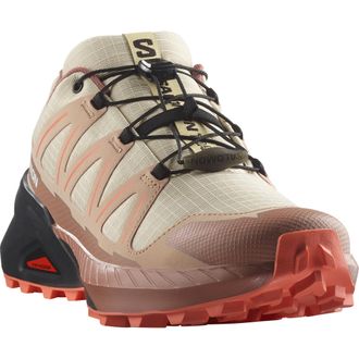 Salomon Trailrunningschuh SALOMON SPEEDCROSS PEAK W, Damen, Gr. 40,5, tender peach, burlwood, fusion coral, Synthetik, Textil, Schuhe Trailrunningschuh, wasse
