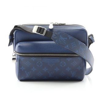 Louis Vuitton Blue Cobalt Taigarama Pvc Leather Shoulder Bag (Pre-Owned)