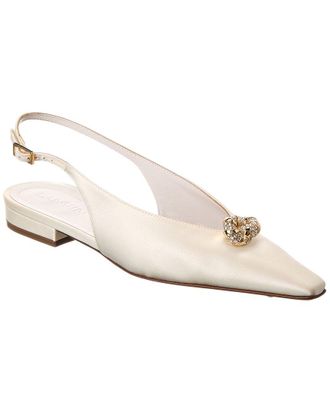 Lanvin Lanvin Satin Slingback Flat