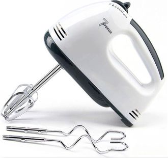 OEM Batidora El&eacute;ctrica De Mano, 7 Velocidades Autom&aacute;ticas Para Mezclar Huevo Y Harina Con Varillas Para Hornear Pan Y Pasteles (1)