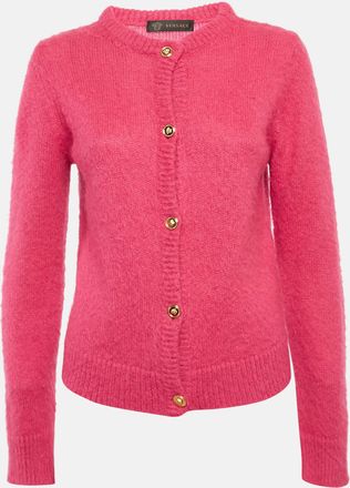 Versace Pink Mohair Blend Cardigan