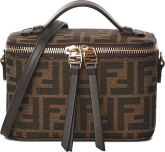Fendi Borsa a spalla Vanity con motivo FF - F1GL7