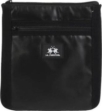 La Martina Crossbody Bag - Heren - Schoudertassen - Zwart - ONE Size - Polyester - Tassen