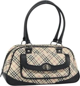 Burberry Pre-owned Handbags, female, Beige, Size: ONE SIZE Pre-owned Vintage Canvas Handbag