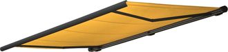 Hhg Funda De Recambio Para Toldo T123, Cofre Completo Funda De Recambio Protecci&oacute;n Solar 4,5x3m, Poli&eacute;ster Amarillo