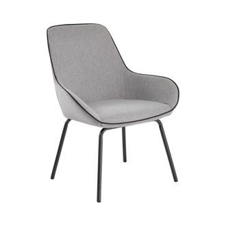 Serena Serena - Silla De Oficina Mackay, Sillas De Oficina Para Sala De Espera, Silla Ergon&oacute;mica Para Sala De Espera, Cm 66x59h90, Gris