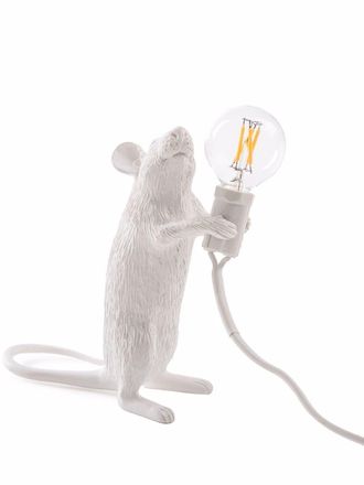 Seletti Mouse standing lamp UK plug - unisex - Resin - One Size - White