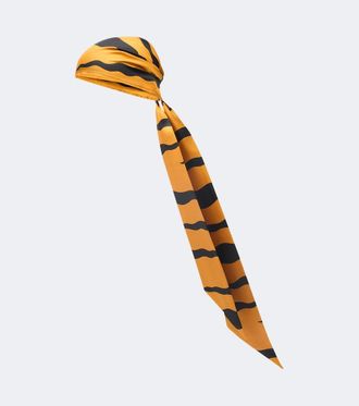 Pucci Fiamme silk twill head wrap