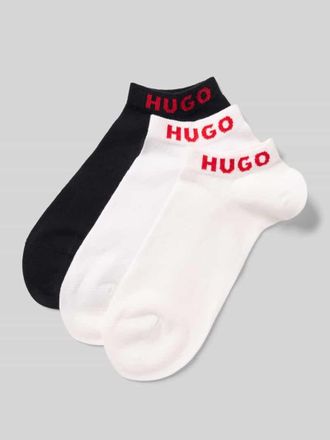 HUGO BOSS Socken aus Baumwoll-Mix im 3er-Pack in Weiss, Gr&ouml;&szlig;e 35-38