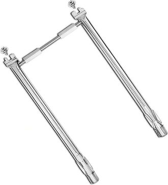 OEM Quemador Para Parrilla Weber Spirit I/ii Serie 200 - Acero Inoxidable 304, 18 Pulgadas, Resistente A La Corrosi&oacute;n - Modelo S-220