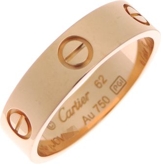 Cartier Pink Gold (18K) Band Ring (Pre-Owned)