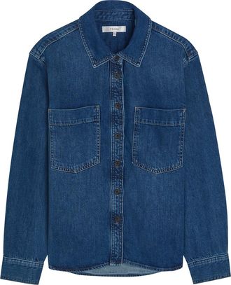 Frame Denim The Polished Denim Shirt - Blue - XL (UK16 / XL)