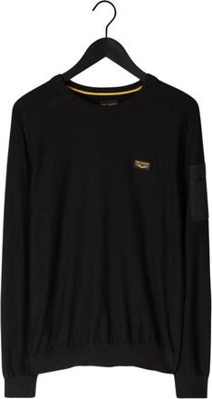 PME Legend R-neck American Classic Buckley Knit - Heren - Ronde hals truien - Zwart - L - Katoen - Truien & Vesten