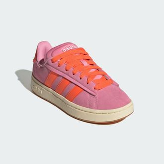 adidas Womens Grand Court Alpha Shoes - Blue/Pink Leather - Size UK 3.5