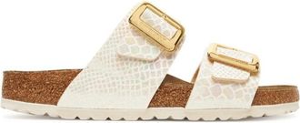 Birkenstock Sydney CB - Dames - Sandalen - Beige - 41 EU - Leer - Schoenen