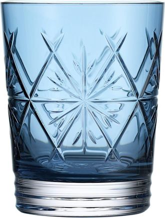 Waterford Winter Wonders Icy Blue Snowflake Lead Crystal Double Old Fashioned Glass at Nordstrom
