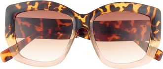 Vince Camuto 68mm Gradient Square Sunglasses in Tortoise Nude at Nordstrom Rack