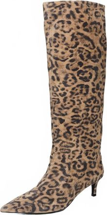 Free People Womens Kiki Kitten Heel Boots In Beige