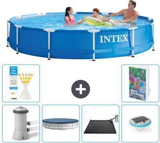 Intex Piscina Con Estructura Redonda - 366x76 Cm - 7-piezas S328