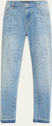 Libertine - Libertine Meteor Shower Straigth-Leg Ankle Boyfriend Jeans