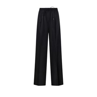 Max Mara Vetrino Pant - Trousers - Mujer - Negro - S