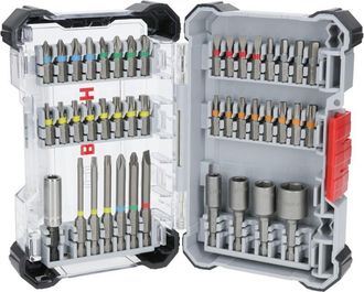 OEM Juego De 43 Puntas De Destornillador Extra Duras Bosch (197 X 110,5 Mm, Accesorios Profesionales, Destornillador, Taladro)