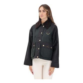 Barbour Jassen, Dames, Groen, M, Groene Waterdichte Jas Ge&iuml;nspireerd door Spey