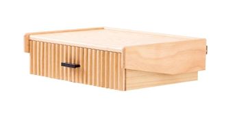 Nordlys Mesa de noche colgante en madera natural