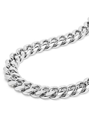 Nialaya Chunky Cuban Chain Choker in Silver at Nordstrom