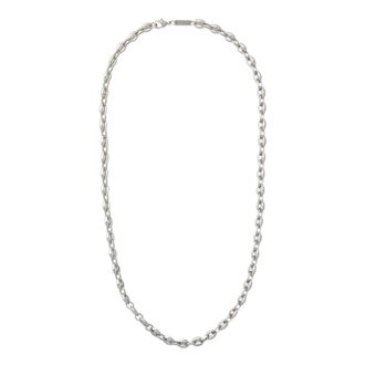 Machete Jewelry Petite Coffee Bead Necklace in Silver