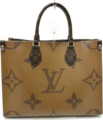 Louis Vuitton Brown Monogram Shoulder Bag Tote Bag (Pre-Owned)