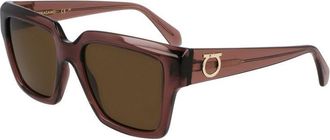 Ferragamo SF2014S 511 Transparent Mauve/Brown