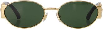 Versace Medusa Biggie Oval Frame Zonnebril - unisex - Zonnebrillen - Geel - ONE Size - Accessoires