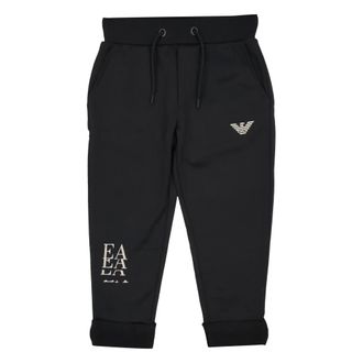 Emporio Armani Sport Trousers - male - Emporio Armani - Sweatpants - Black - 6 Y - Kids