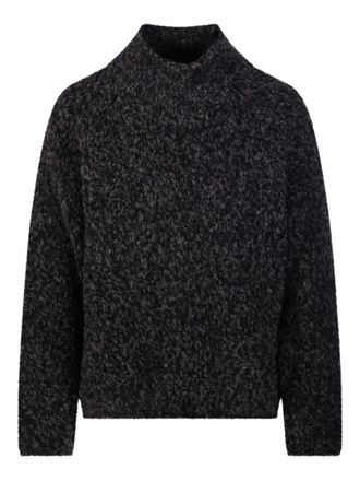 Fabrizio Del Carlo high-neck long-sleeves sweater - Black