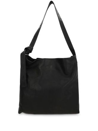 Ann Demeulemeester leather shoulder bag - women - Lambskin - OS - Black